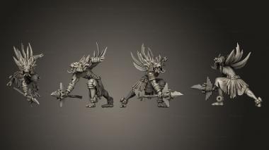 Military figurines Ikal Follower B 3d model