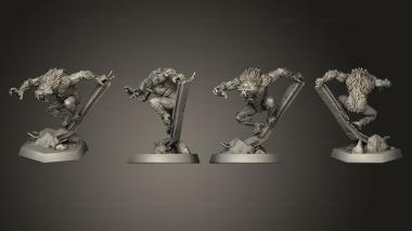 Military figurines Ikifar Cyber Mandrill 3d model