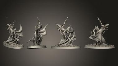 Military figurines Illitran On Jetbike 2 3d model