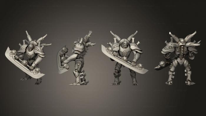 Military figurines (Immortal 01, STKW_7864) 3D models for cnc