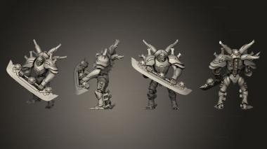 Military figurines Immortal 01 3d model