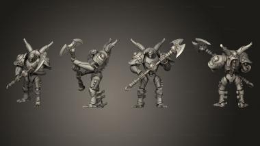 Military figurines Immortal 04 3d model