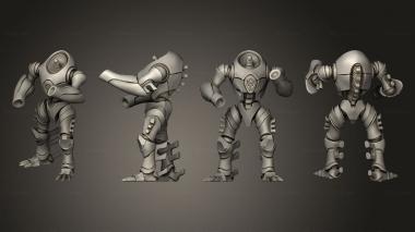 Military figurines Immortal 05 3d model