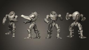 Military figurines Immortal 08 3d model