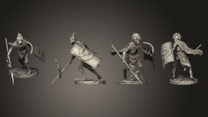 Military figurines (Immortal 09, STKW_7871) 3D models for cnc