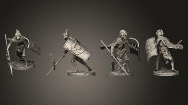 Military figurines Immortal 09 3d model