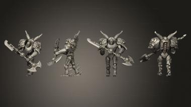 Military figurines Immortal 10 3d model