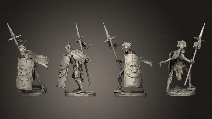Military figurines (Immortal 14, STKW_7876) 3D models for cnc