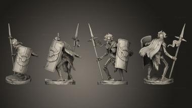 Military figurines Immortal 15 3d model