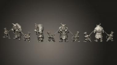 Military figurines Immortal 17 3d model