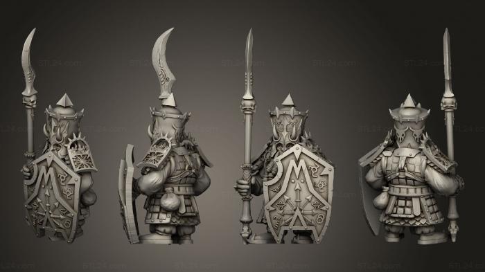 Military figurines (Immortal 21, STKW_7882) 3D models for cnc