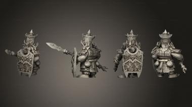 Military figurines Immortal 22 3d model