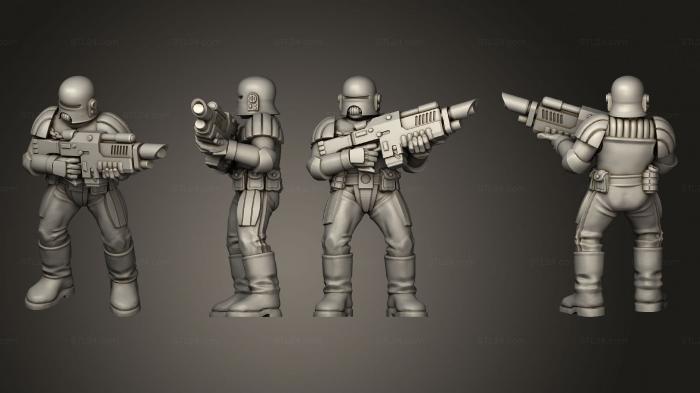 Military figurines (Imperial Arbiter 1 A, STKW_7886) 3D models for cnc
