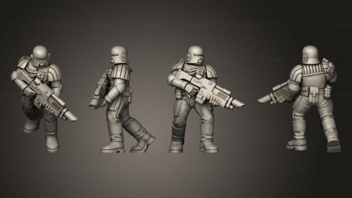 Military figurines (Imperial Arbiter 2 A, STKW_7887) 3D models for cnc
