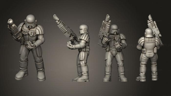 Military figurines (Imperial Arbiter 3 A, STKW_7888) 3D models for cnc