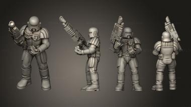 Military figurines Imperial Arbiter 3 A 3d model