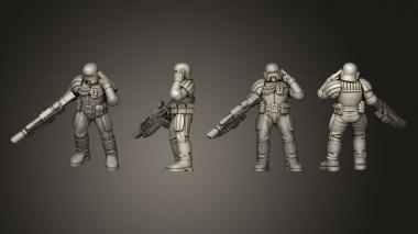 Military figurines Imperial Arbiter 5 A 3d model