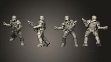 Military figurines Imperial Arbiter 6 A 3d model
