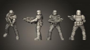 Military figurines Imperial Arbiter 7 A 3d model