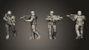 Military figurines Imperial Arbiter 8 A 3d model