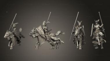Military figurines Imperial Kindred Cataphract body 3d model