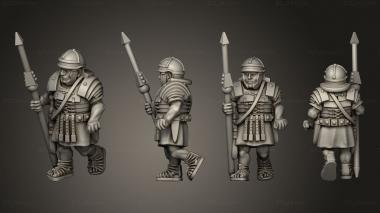 Military figurines IMPERIAL LEGIONARY PILUM A 3d model