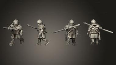 Military figurines IMPERIAL LEGIONARY PILUM B 3d model