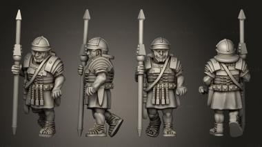 Military figurines IMPERIAL LEGIONARY PILUM E 3d model