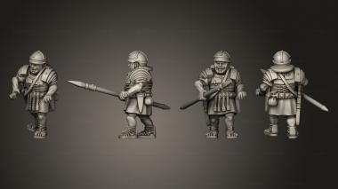 Military figurines IMPERIAL LEGIONARY SPEAR B 3d model
