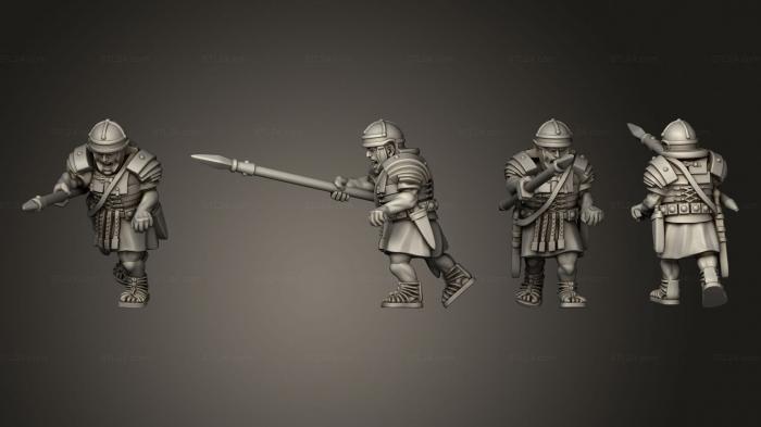 Military figurines (IMPERIAL LEGIONARY SPEAR C, STKW_7911) 3D models for cnc