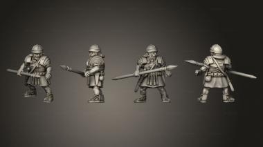 Military figurines IMPERIAL LEGIONARY SPEAR D 3d model