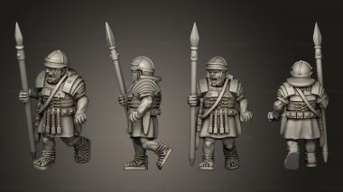 Military figurines IMPERIAL LEGIONARY SPEAR E 3d model