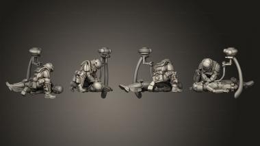 Military figurines Imperial Medic 02 3d model