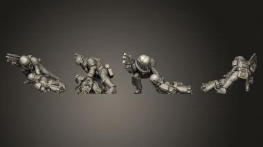Military figurines Imperial Medic 03 3d model