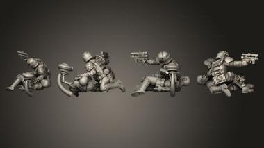 Military figurines Imperial Medic 04 3d model