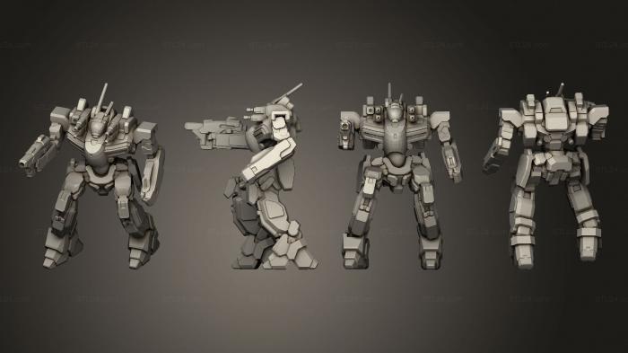 Military figurines (INC Prime 4, STKW_7933) 3D models for cnc