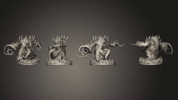 Military figurines (Indulgence Greater Fiend v 3, STKW_7940) 3D models for cnc