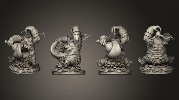 Military figurines (Indulgence Lesser Fiend 05, STKW_7945) 3D models for cnc