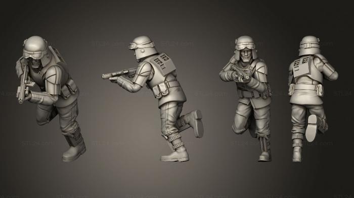 Military figurines (infantry 08, STKW_7962) 3D models for cnc