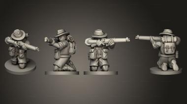 Military figurines INFANTRY AUSTRALIA RIFLEMAN C BASE 3d model