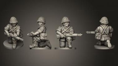 Military figurines INFANTRY CREWS CANNON ASSISTANT B 3d model