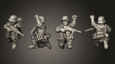 Military figurines INFANTRY GER A 3d model