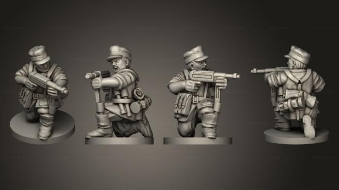 Military figurines (INFANTRY GER C BASE, STKW_8044) 3D models for cnc