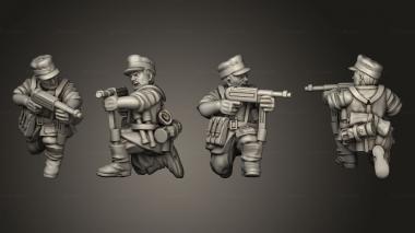 Military figurines INFANTRY GER C 3d model