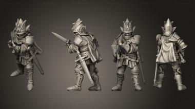 Military figurines Infantry Heavy Elfs 00 thingi 3d model