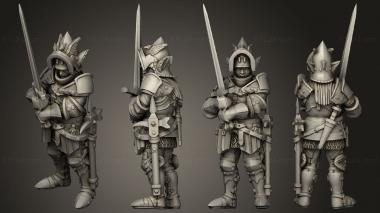 Military figurines Infantry Heavy Elfs 05 3d model