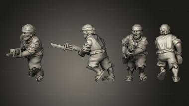 Military figurines INFANTRY LAST DEFENDER D 3d model