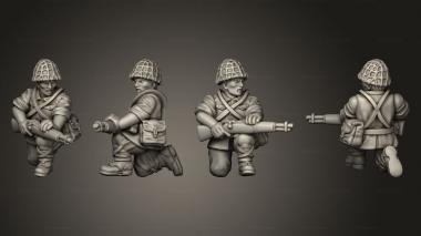 Military figurines INFANTRY MC ASSISTANT B 3d model