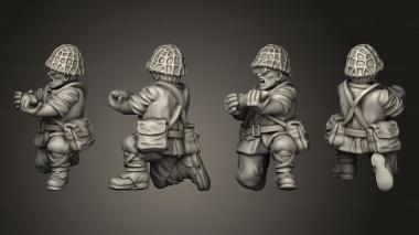Military figurines INFANTRY MC GUNNER 3d model
