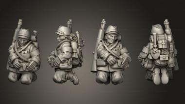 Military figurines INFANTRY MEDIC A 3d model